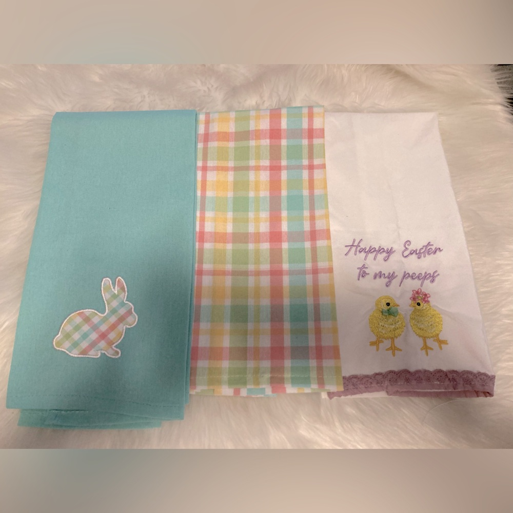 Easter Themed Kitchen Towels Set